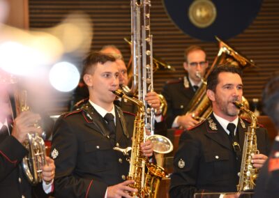 carabinieri banda arma ecopneus acustica sostenibile